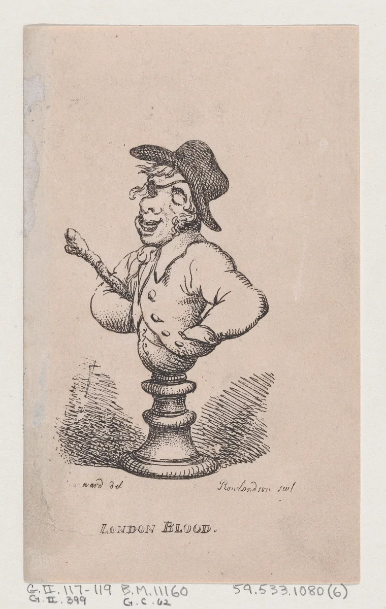 London Blood by Thomas Rowlandson, print, 1808