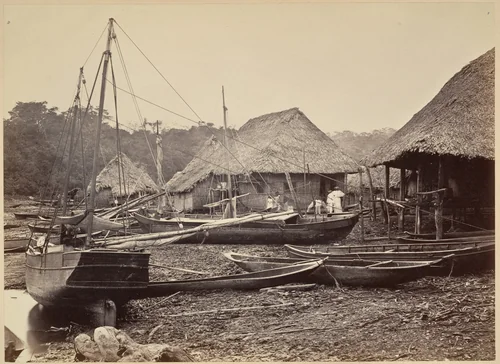 Tropical Scenery, Landing, Chipigana by John Moran, photograph, 1871