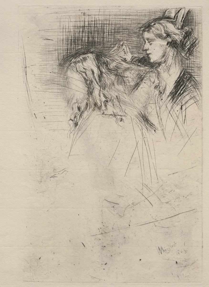 The Toilet by James McNeill Whistler, print, 1863