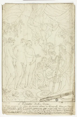 Education of Marie de Medicis by Nicolas Pierre Loir
Peter Paul Rubens, drawing, 1700-1809