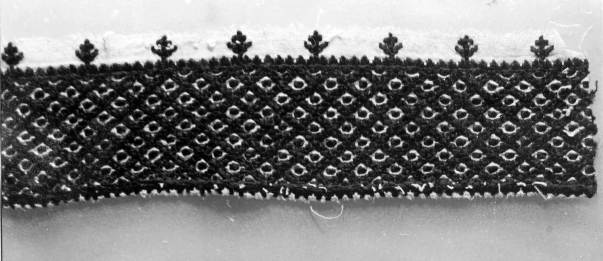 Fragment (Border) by Morocco, textile, 1801-1900