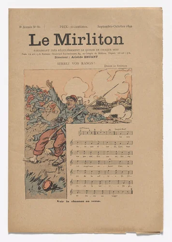 Le Mirliton, no. 86 by Théophile-Alexandre Steinlen, periodical, 1892