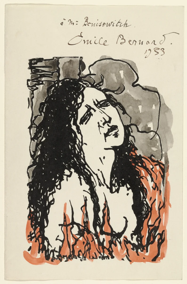 The Artist's Daughter by Émile Bernard, print, 1933