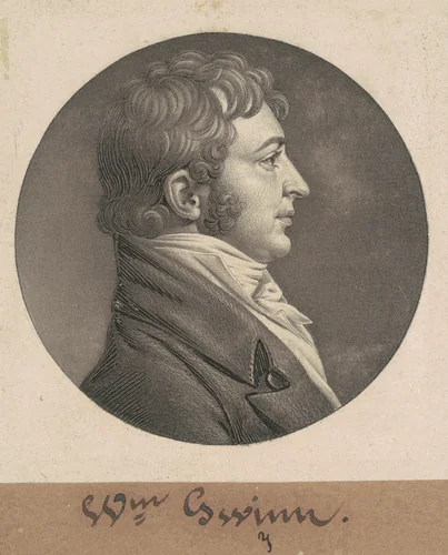 William Gwynn by Charles B. J. Févret de Saint-Mémin, print, 1804
