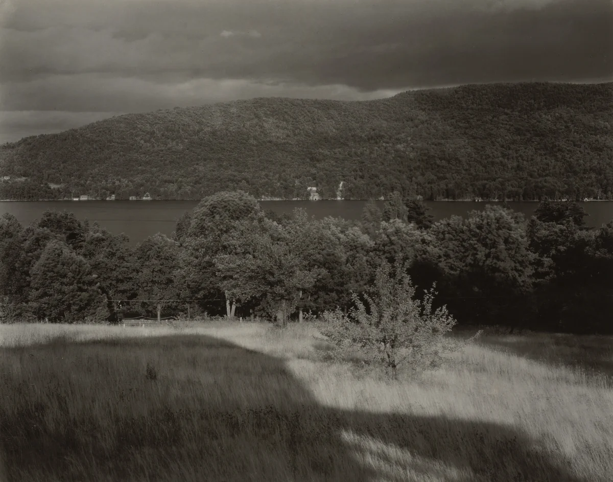Lake George from the Hill by Alfred Stieglitz, photograph, 1932