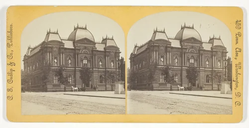 Corcoran art gallery by Chas S Cudlip, photograph, 1874-1899
