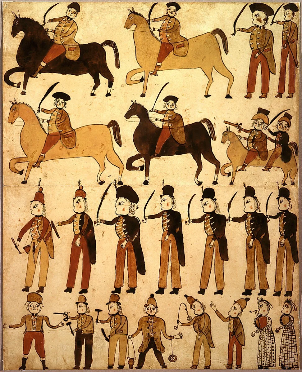 Victory Parade by American 19th Century, drawing, 1800-1849