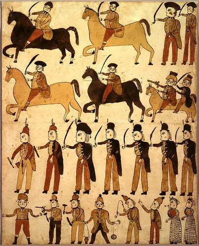 Victory Parade by American 19th Century, drawing, 1800-1849