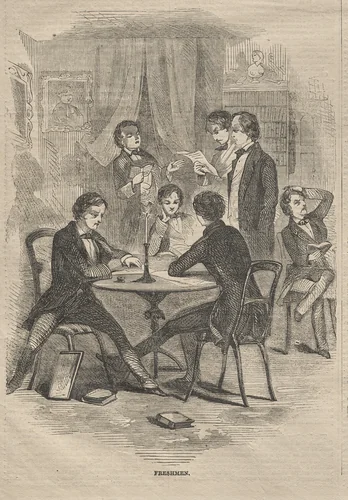 Freshmen by Winslow Homer, print, 1857