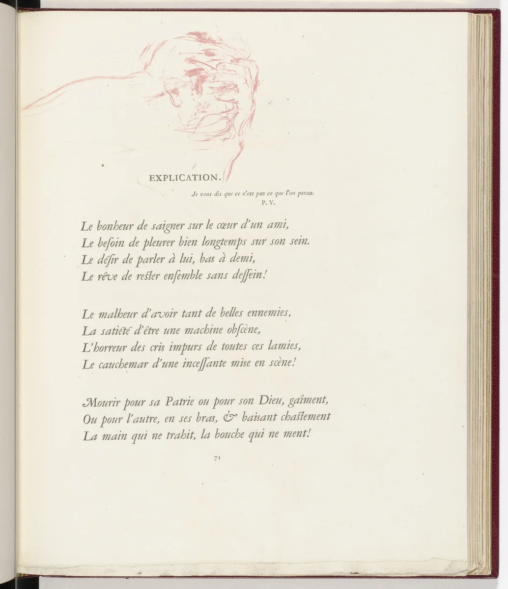 In-text plate (page 71) from Parallèlement (In Parallel) by Pierre Bonnard, illustrated book, 1900