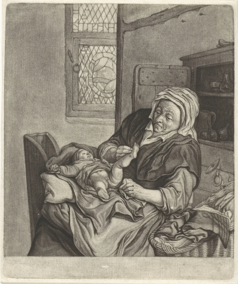 Reuk by Cornelis Dusart, print, 1679-1704