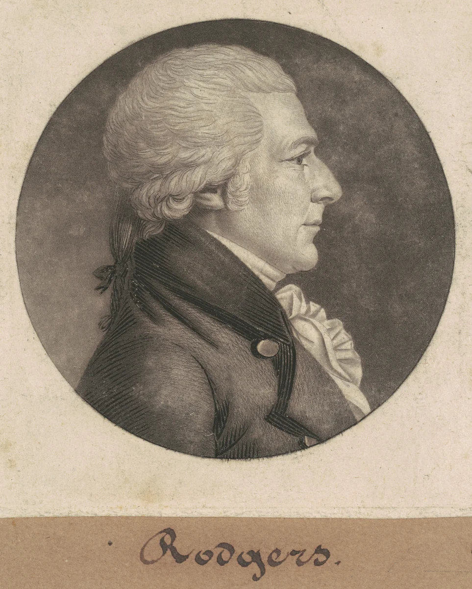 Rodgers by Charles B. J. Févret de Saint-Mémin, print, 1802