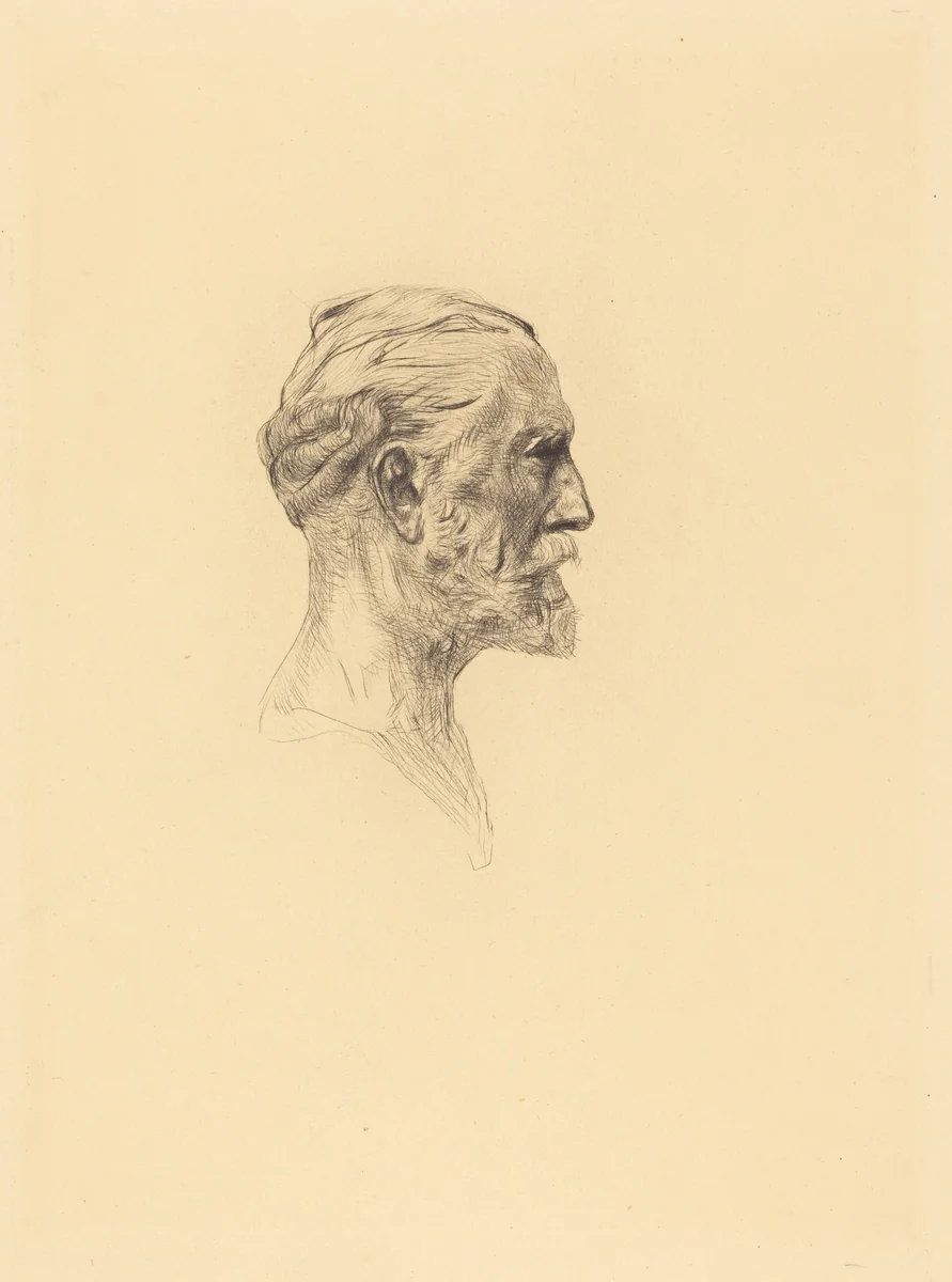 Antonin Proust by Auguste Rodin, print, 1885