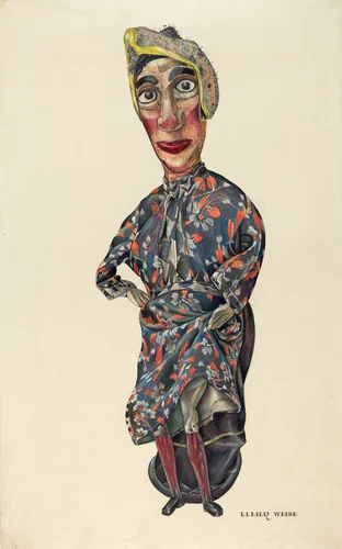 Punch's Sweatheart by Elmer Weise, index of american design, 1938