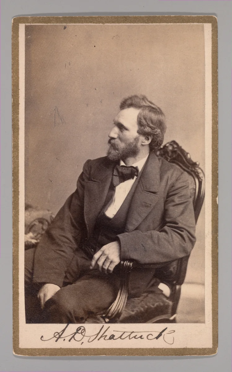 [Aaron Draper Shattuck] by George Gardner Rockwood, photograph, 1860-1869