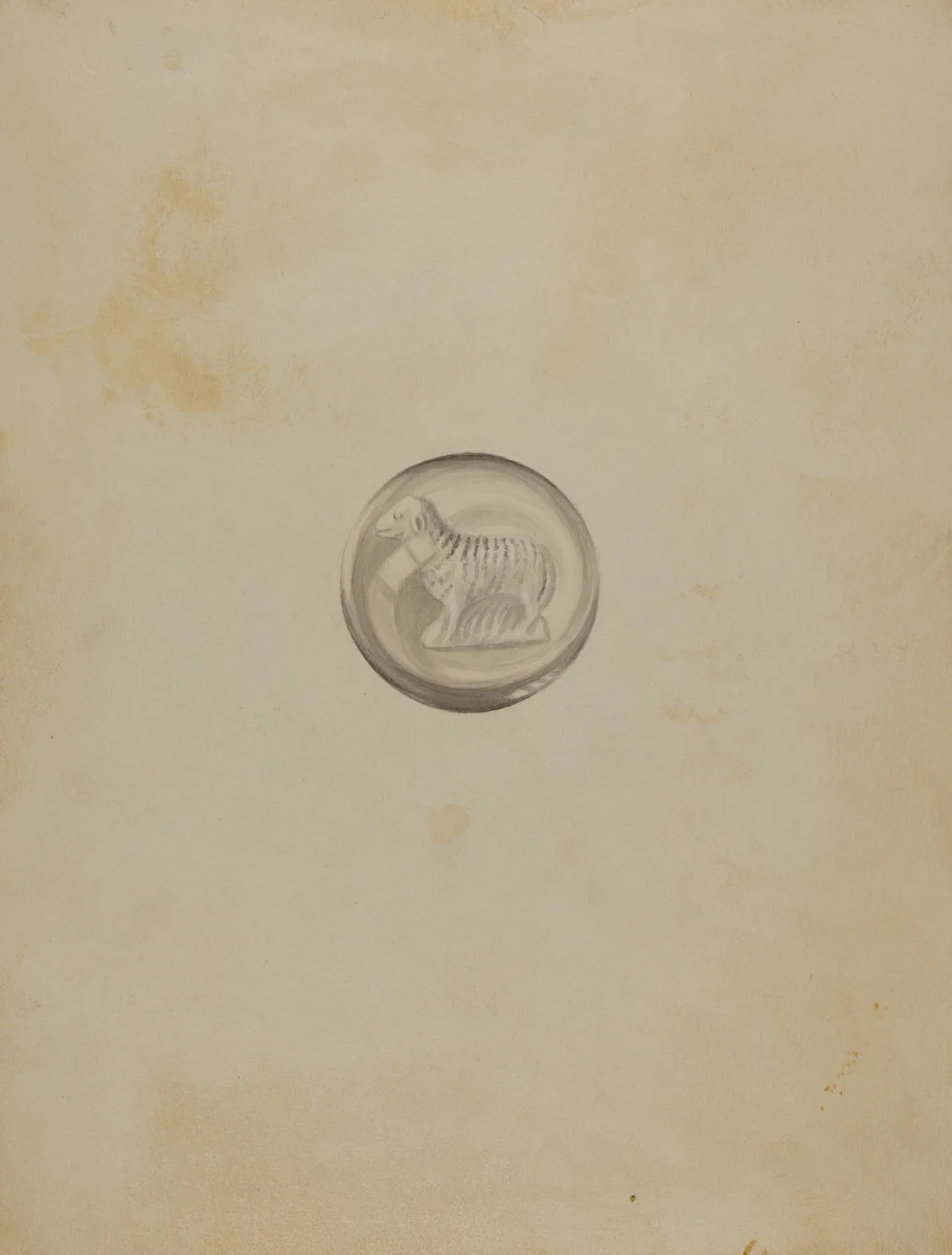 Marble by Vincent Murphy, index of american design, 1936