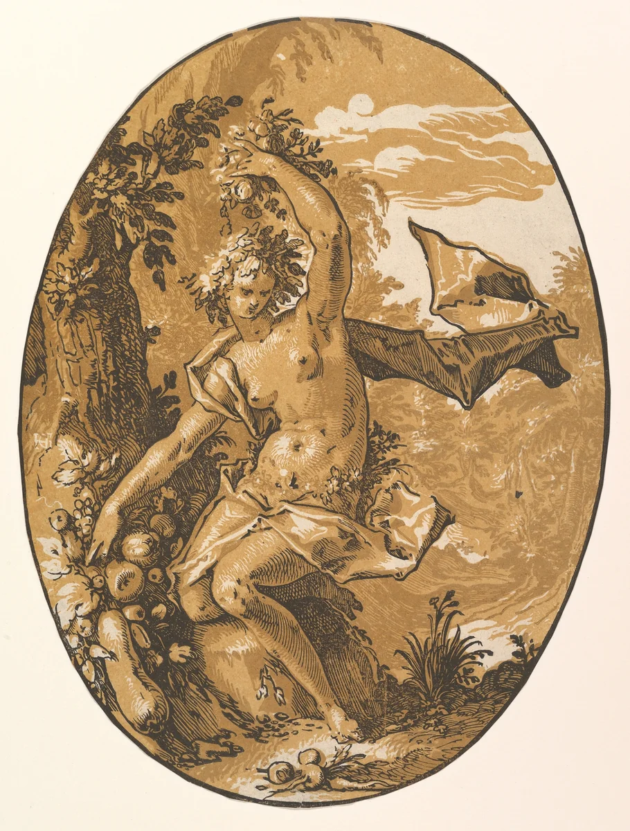 Proserpina by Hendrick Goltzius, print, 1594