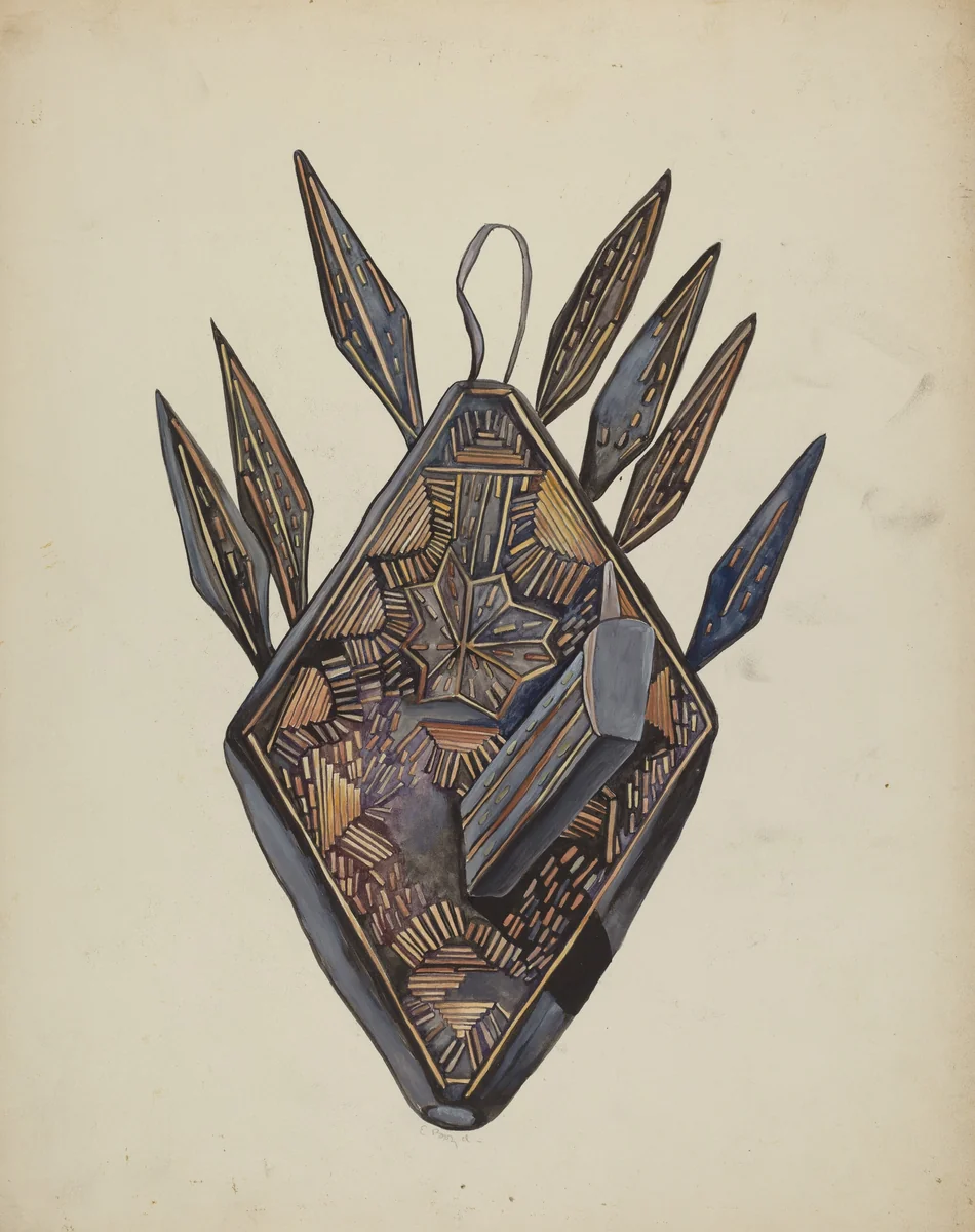 Candle Sconce by E. Boyd, index of american design, 1936