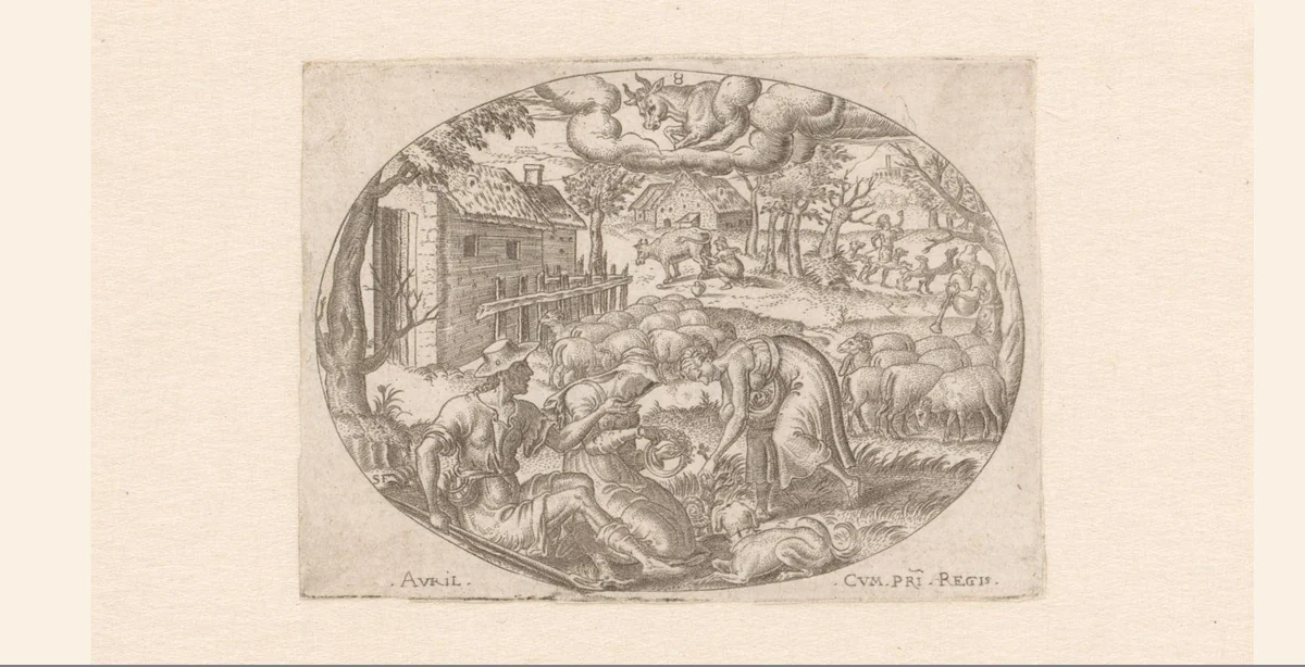 Juni by Unknown, print, 1568