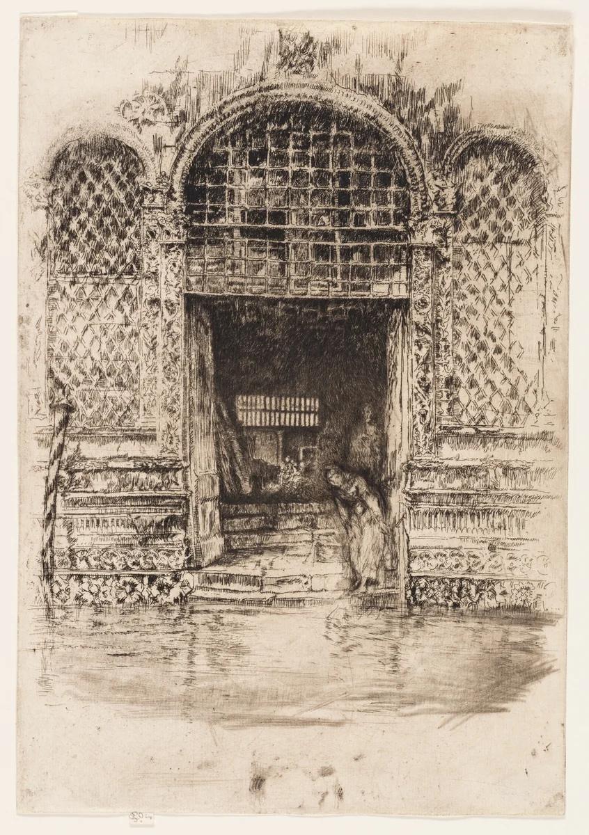 The Doorway by James McNeill Whistler, print, 1879-1880