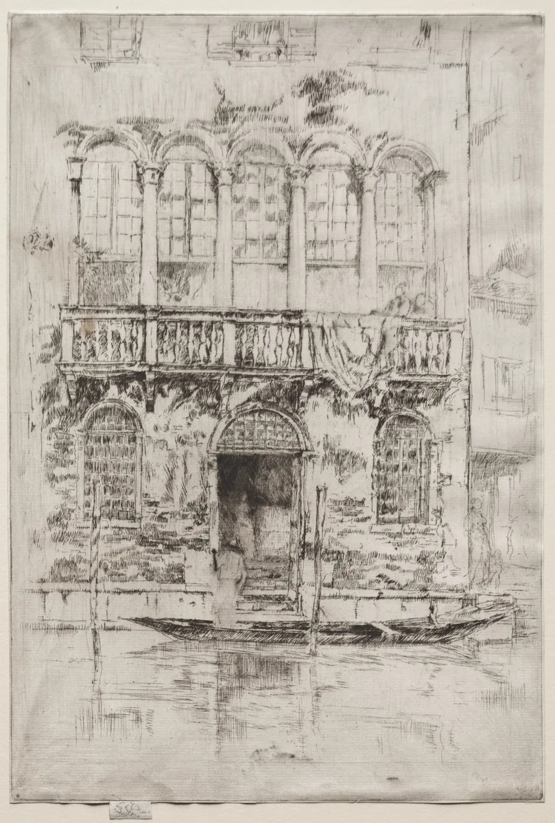 The Balcony by James McNeill Whistler, print, 1886