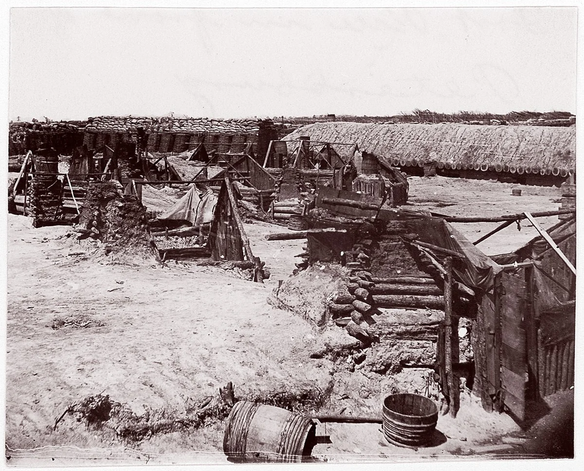 Fort Price by Timothy O'Sullivan, photograph, 1861-1865