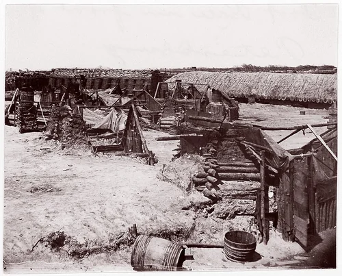 Fort Price by Timothy O'Sullivan, photograph, 1861-1865