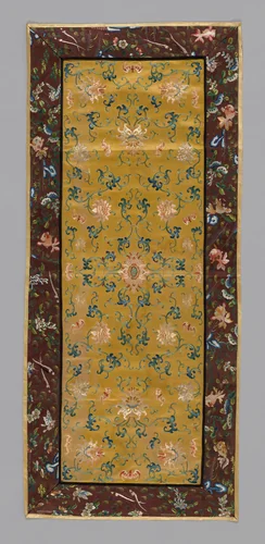 Panel (Furnishing Fabric) by China, textile, 1800-1850