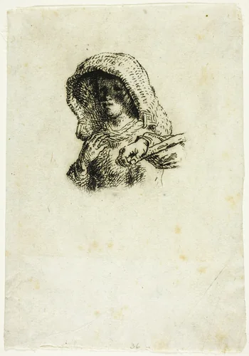 Peasants Going to Work by Jean-François Millet, print, 1863