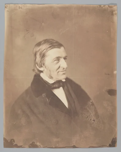 Ralph Waldo Emerson by Mathew Brady, photograph, 1854-1858