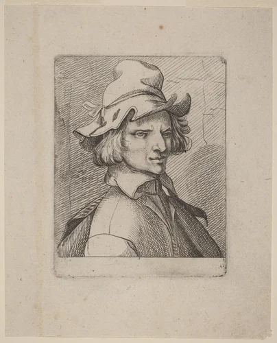 Self-Portrait by Jean de Saint-Igny, print, 1605-1615