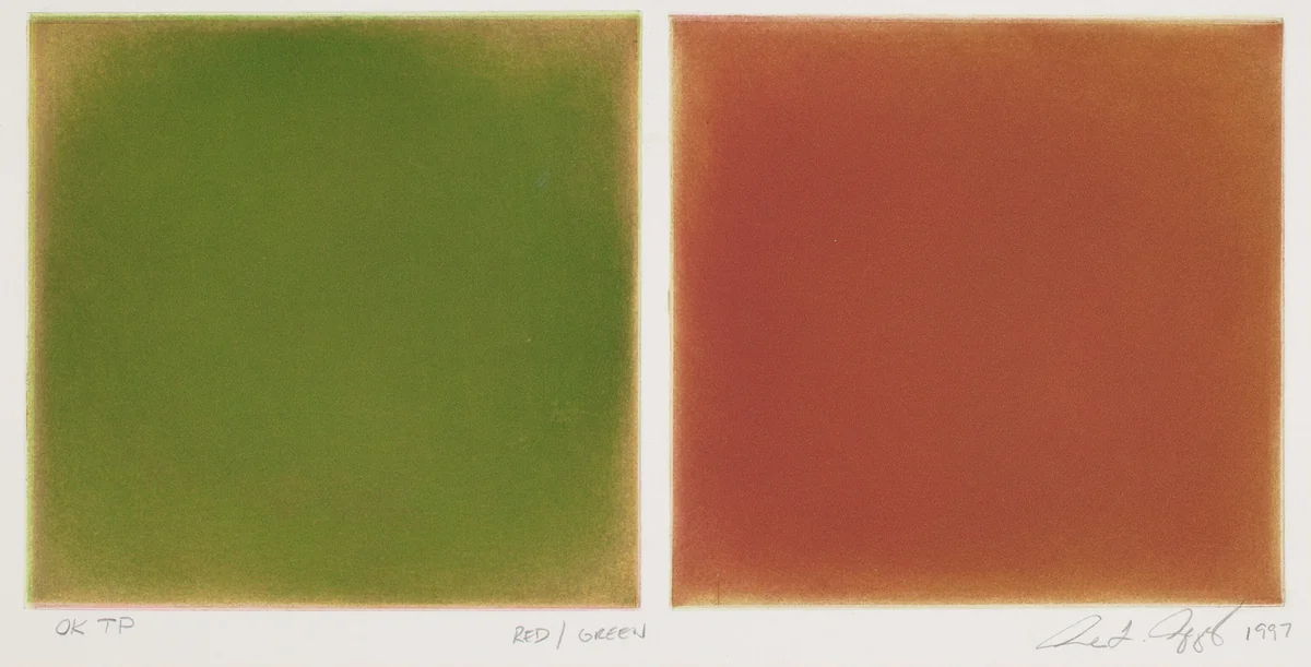 Red/Green by Anne Appleby, print, 1997