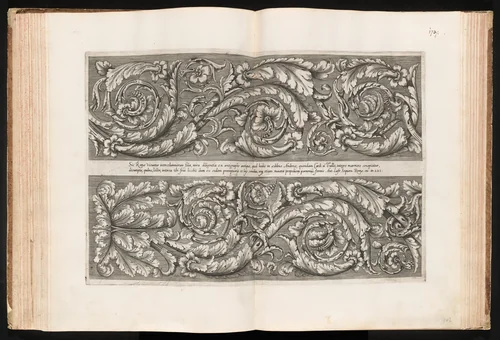 Acanthus Scrolls by Antonio Lafreri, print, 1561
