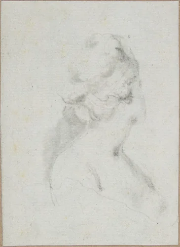 Head and shoulders of a Woman by Dominique Vivant Denon, drawing, 1789-1799