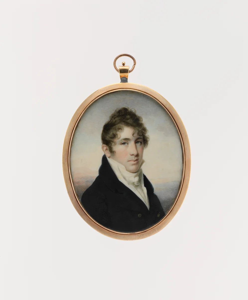 Robert Macomb by Edward Greene Malbone, artwork, 1803-1806