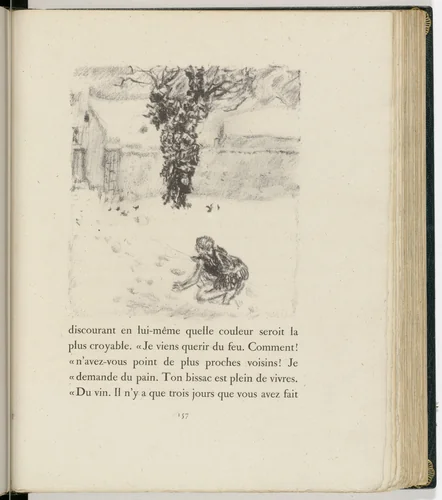 In-text plate (page 157) from Daphnis et Chloé by Pierre Bonnard, illustrated book, 1902