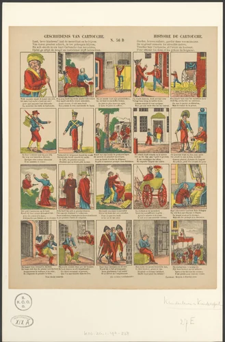 Avonturen van Cartouche by anonymous, print, 1833-1911