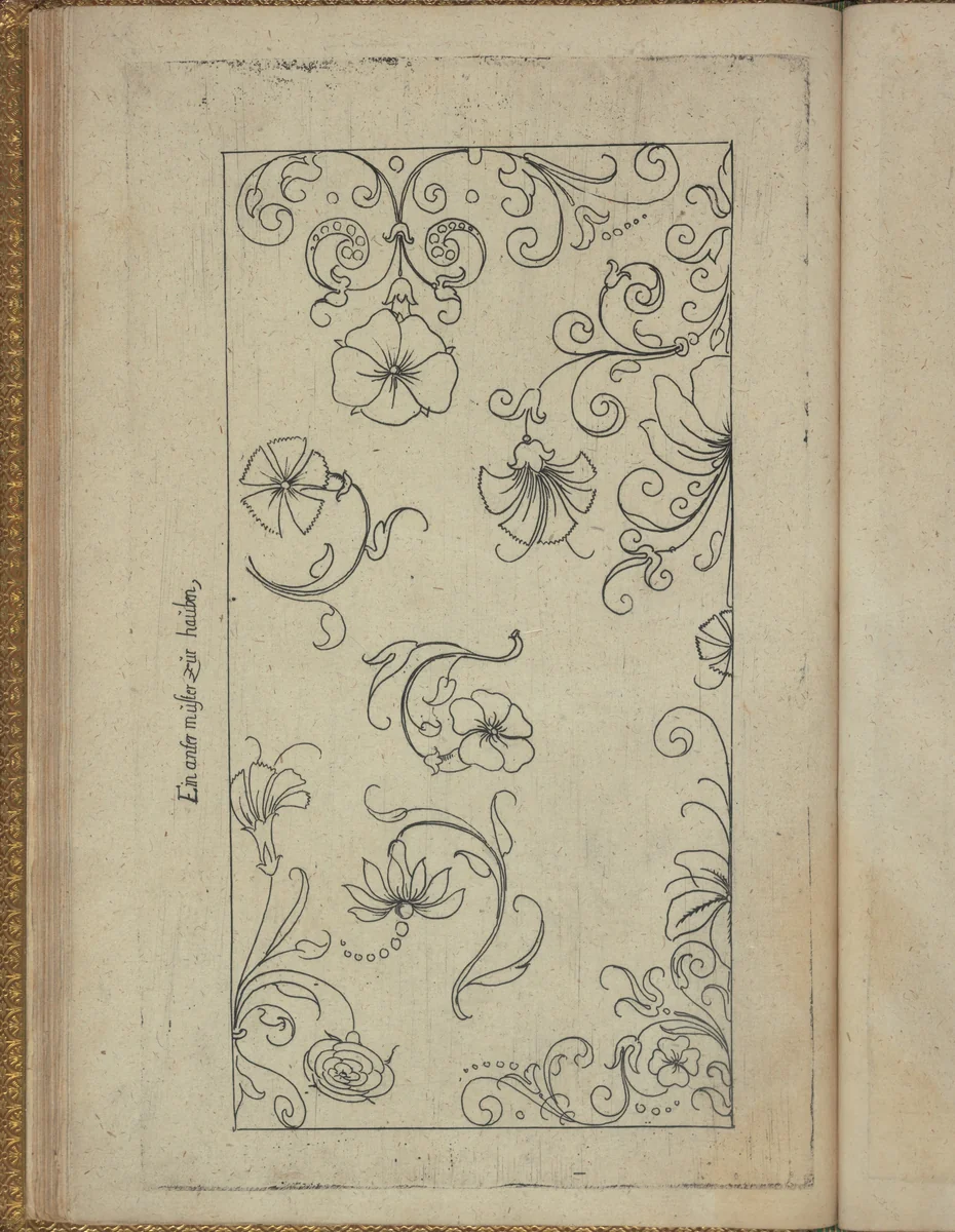 New Modelbüch (Page 47v) by Andreas Bretschneider, book, 1615