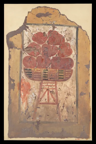 Basket of Fruit, Palace of Amenhotep III by William J Palmer-Jones, artwork, -1390--1352