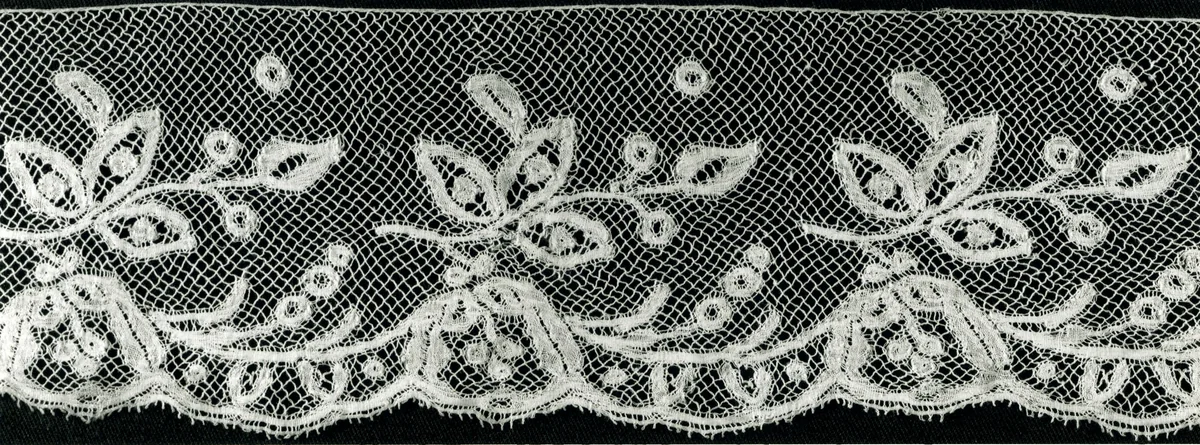 Border by Belgium, textile, 1865-1885