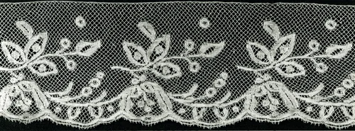 Border by Belgium, textile, 1865-1885