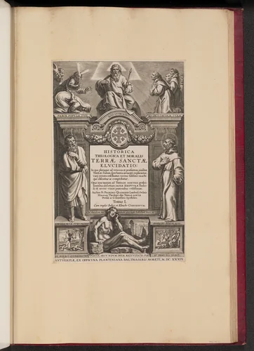Title Page for Franciscus Aguilonius, Historica Theologica et Moralis Terrae Sanctae Elvcidatio by Peter Paul Rubens, print, 1639