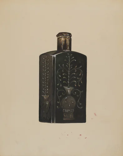 Bottle by Anna Aloisi, index of american design, 1936