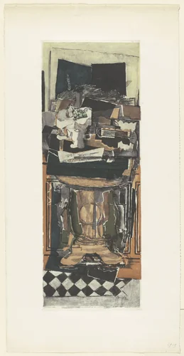Still Life (Nature morte), after Braque by Jacques Villon, Georges Braque, print, 1923