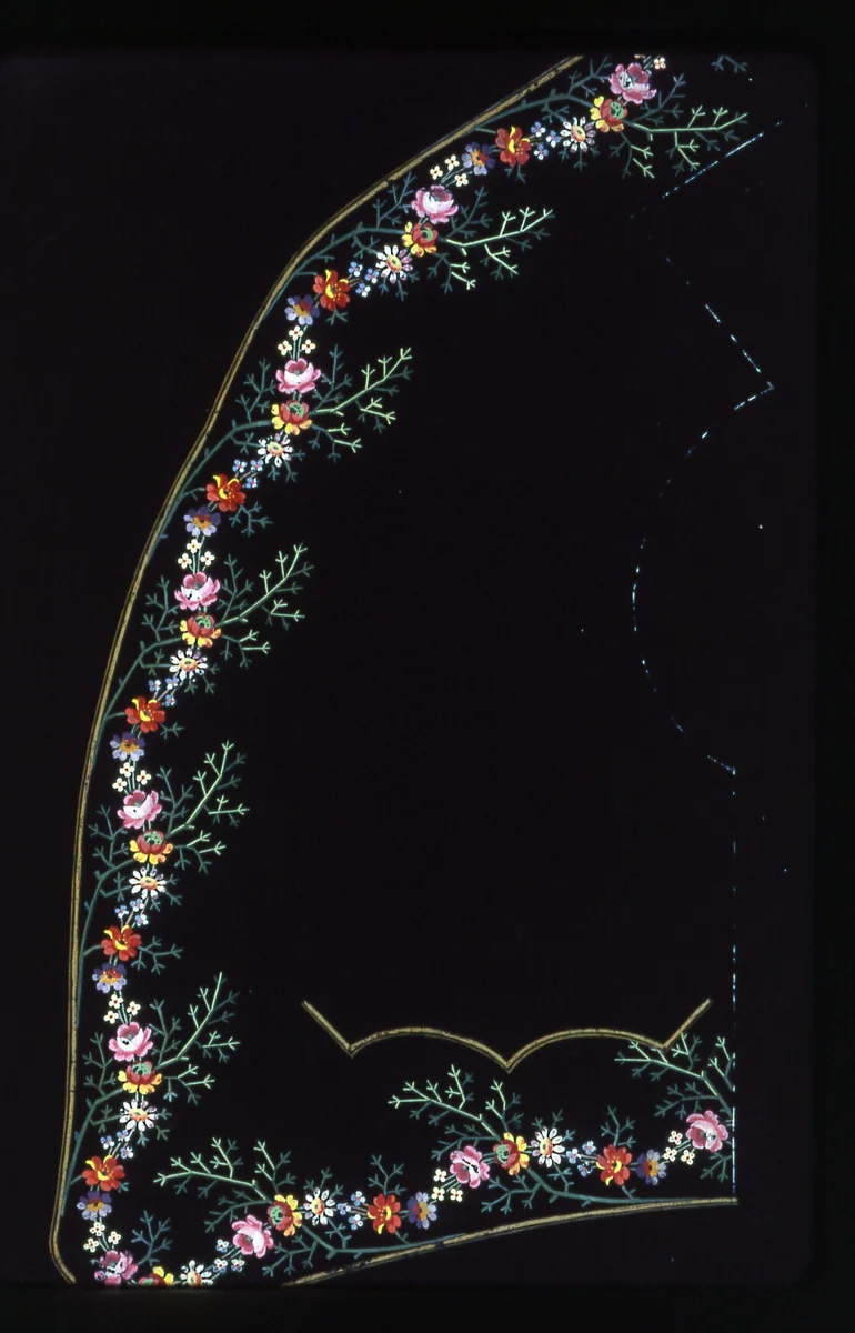Waistcoat Design by England or France, textile, 1830-1849