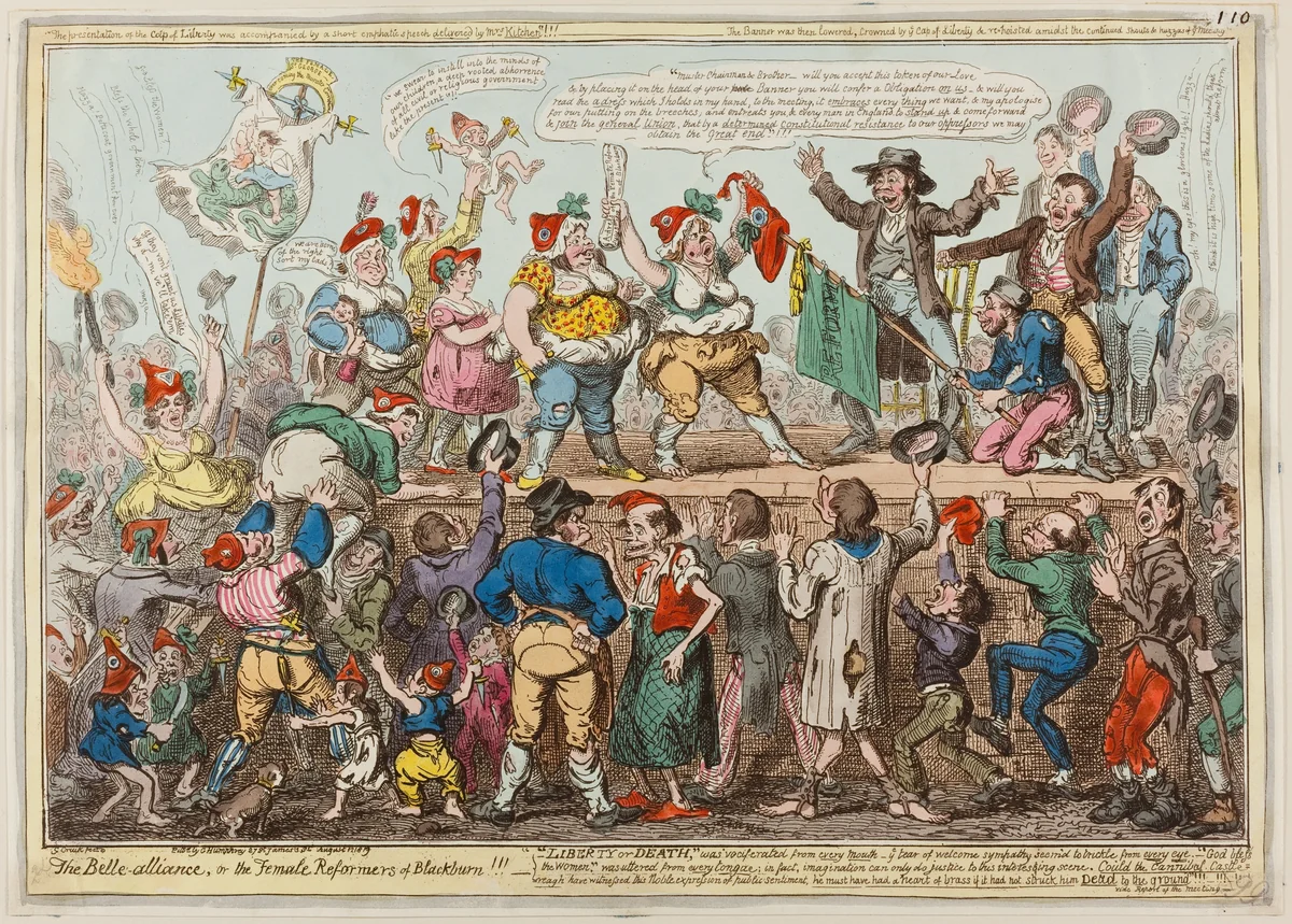 The Belle-Alliance by George Cruikshank, print, 1819