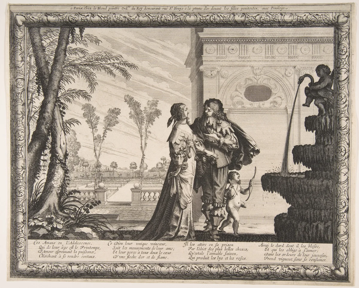 Youth by Abraham Bosse, print, 1636