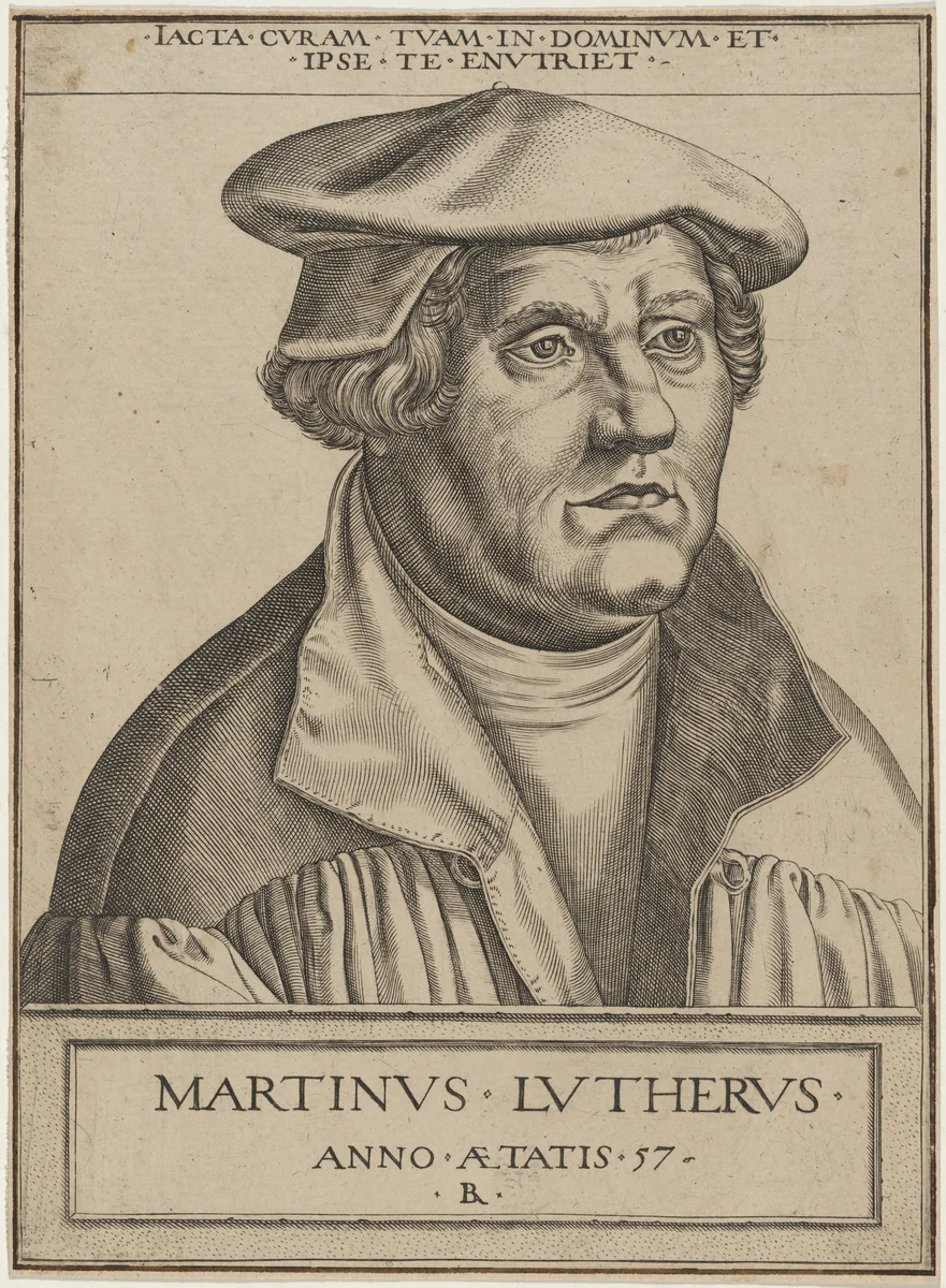 Martin Luther by Unknown 19th Century, print, 1800-1899
