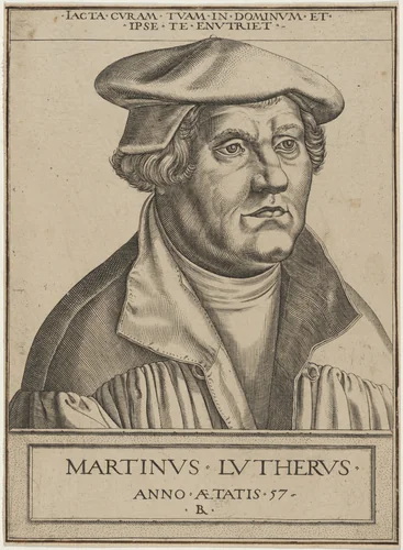 Martin Luther by Unknown 19th Century, print, 1800-1899