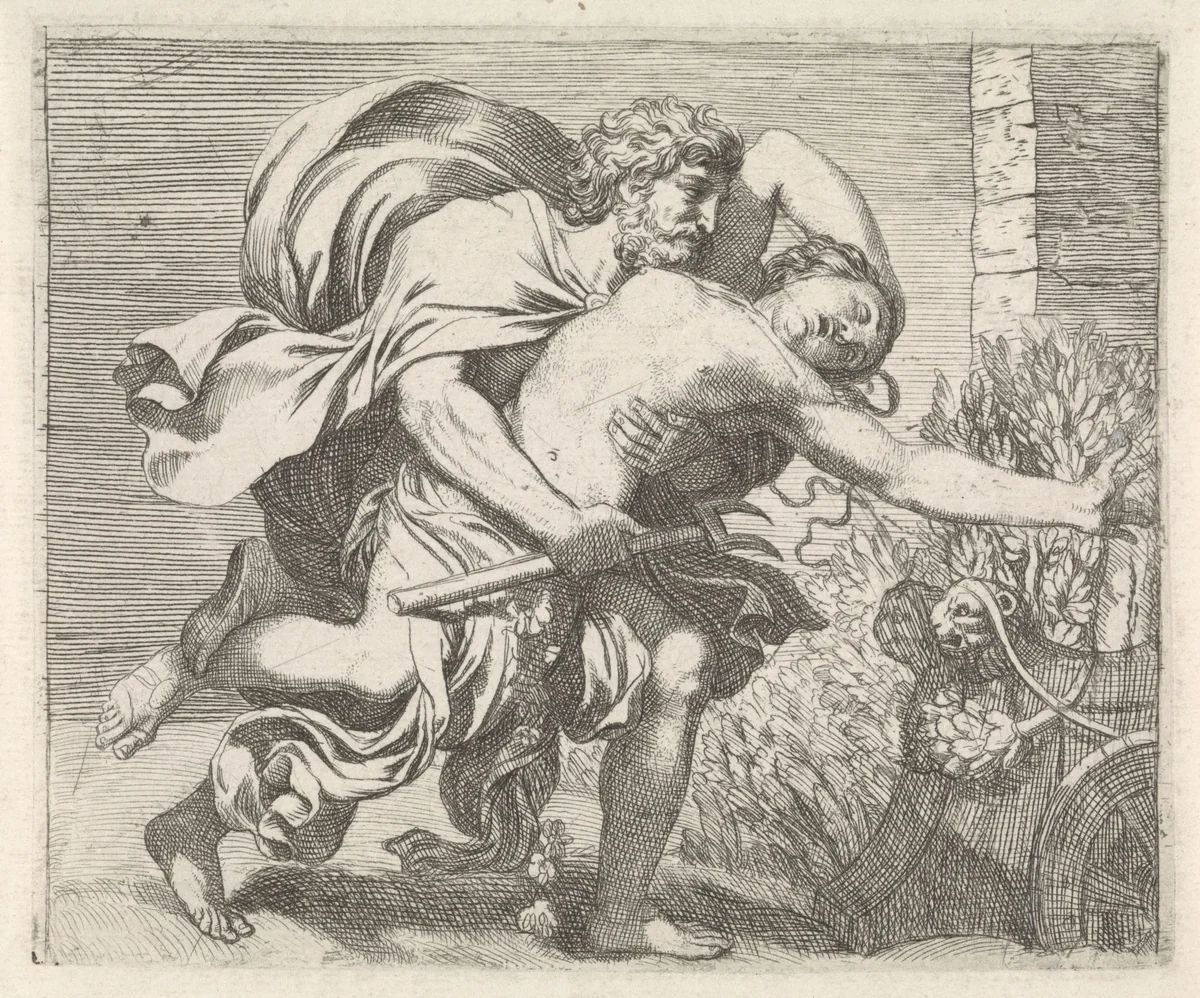 Roof van Proserpina by Gerard de Lairesse, print, 1668